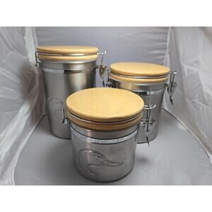 John Marshall Designs Baton Rouge Duck Head stainless canisters set of 3